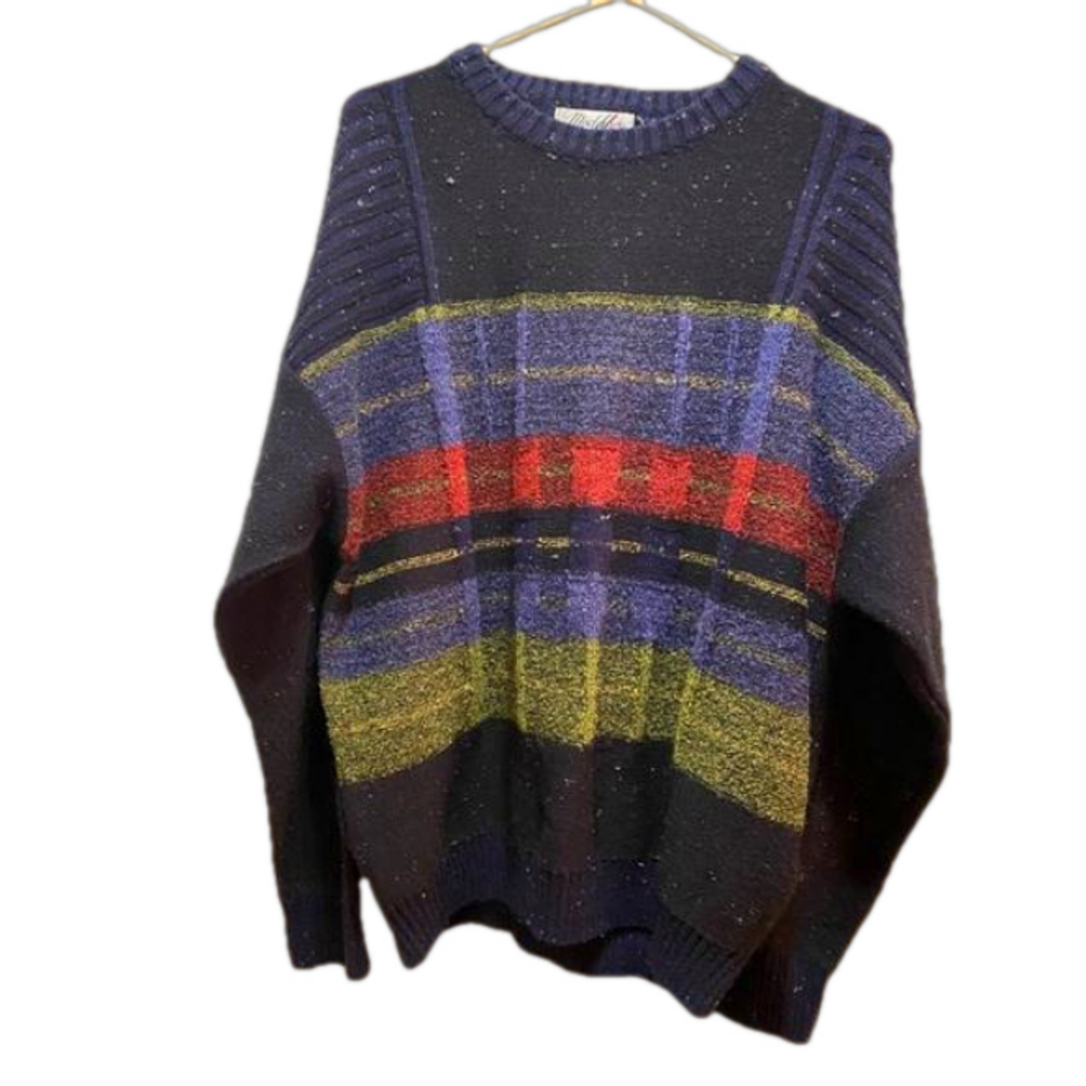 Vintage Modango eclectic grandpa– Made in Italy, Medium, relaxed baggy crew neck